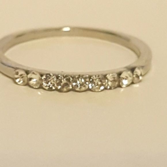Silver Promise Ring Gift size  6 - Picture 6 of 8